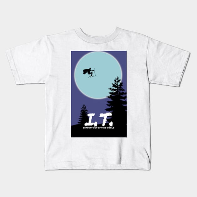 I.T. - E.T. Movie Parody Kids T-Shirt by LuisP96